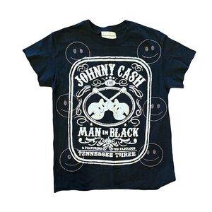 Johnny Cash Man in Black tee, small
